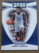 James Wiseman 2020 Panini Contenders Draft Picks Draft Class Rookie RC Card #3