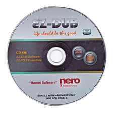 Nero 7 Essentials Software Disc CD OEM  XP, 7, 8, Windows Disc Burning Software