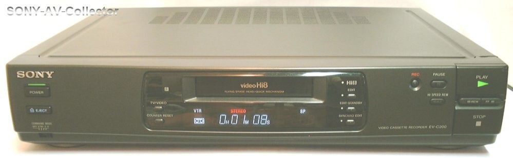 Sony EV-C200 Hi8 Video8 8mm Video 8 Player Recorder HiFi Sony EV-C200 Hi8 Video8 8mm Video 8 Player Recorder HiFi