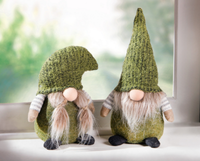 "Wichtel \"Green Bottom\" 2Er-Set, Deko Figur Wichtel Kobold Wald"