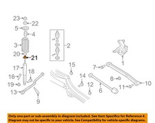 CHRYSLER OEM 07-18 Wrangler JK Suspension Components-Shock Grommet 52060431AE