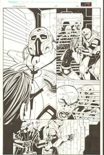 TOMB RAIDER #20, PAGE 10 - ORIGINAL COMIC ART BY ANDY PARK/CRIME LAB STUDIOS