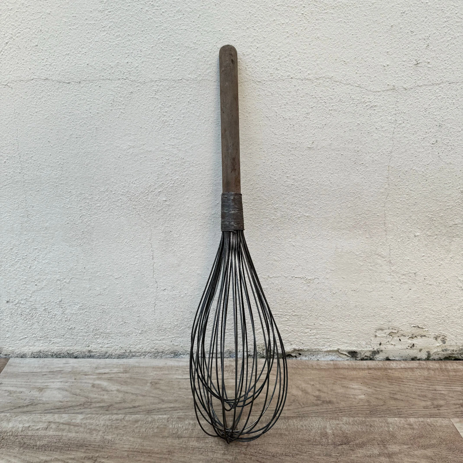 Vintage French Wire Whisk Large Professional Baker's Kitchen Tool 2604246
Opens in a new window or t