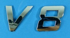 Chrom Emblem "V8" passend für Mercedes SLK R170/R171/CLS/CL 55AMG Chrom Emblem "V8" passend für Mercedes SLK R170/R171/CLS/CL 55AMG