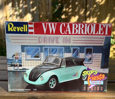 1989 Revell 1/25 Model Kit VW Cabriolet Skip's Fiesta Drive-In Series #7151