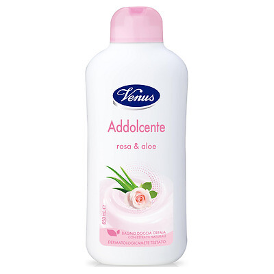 venus 6  PEZZI -  BAGNO ROSA E ALOE ML.650