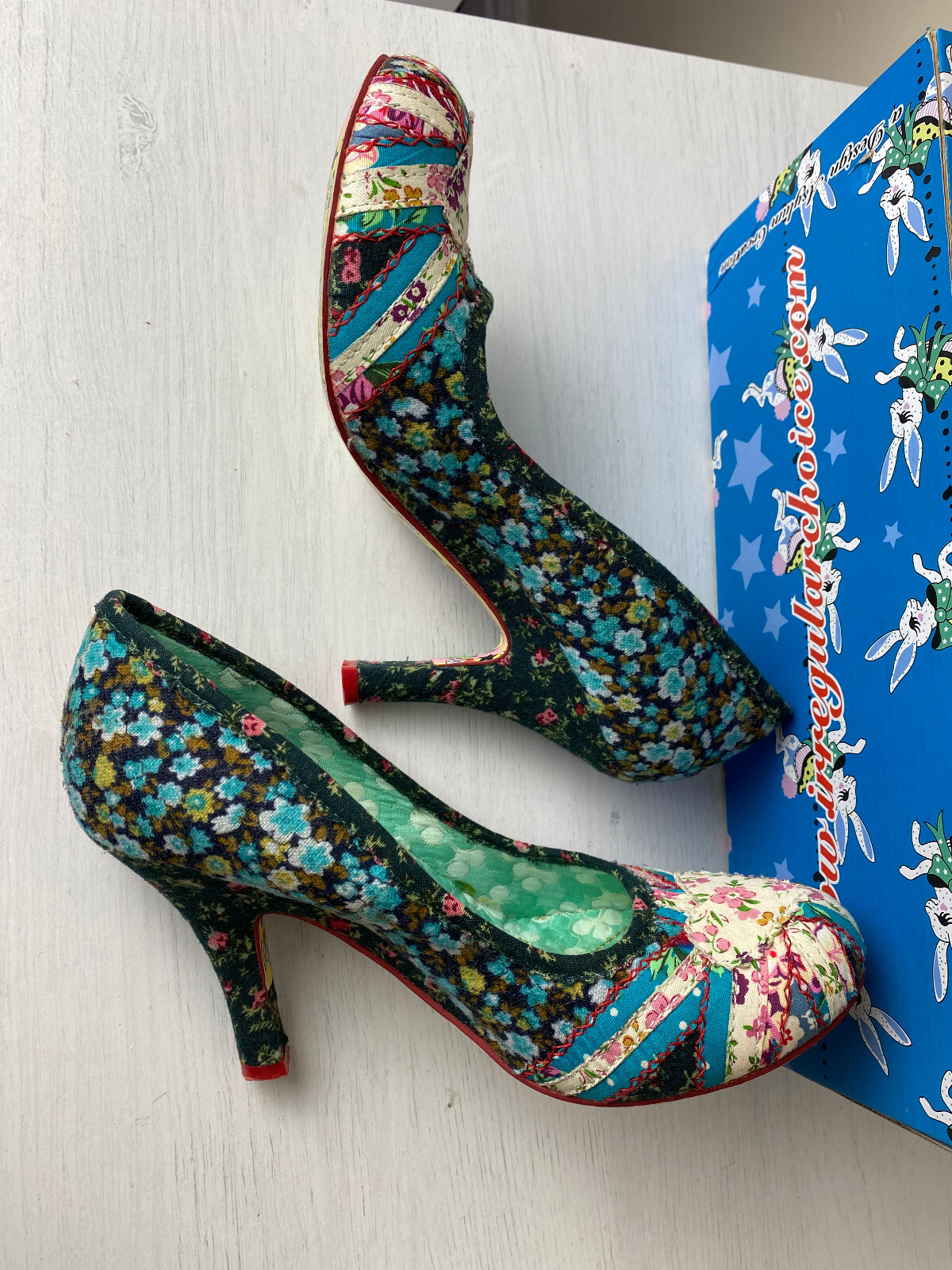 Irregular Choice Patchwork Patty Shabby Chic Unio… - image 4