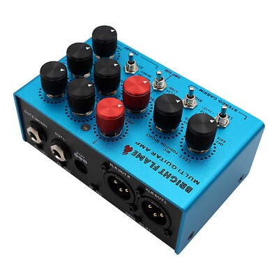 MOSKY AUDIO Bright Flame ギターアンプシミュレーター Mosky Bright Flame DI Box Effect Pedal Pre-amp Simulator Power Amp