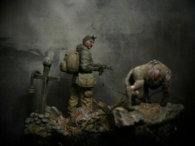1/35 Resin Figur Modellbausatz Stalker Doomsday Survivor Warrior Beast unbemalt