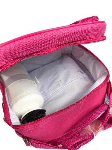 Disney Frozen Elsa & Ana Insulated Lunch Box School Bag - PINK - Picture 6 of 9