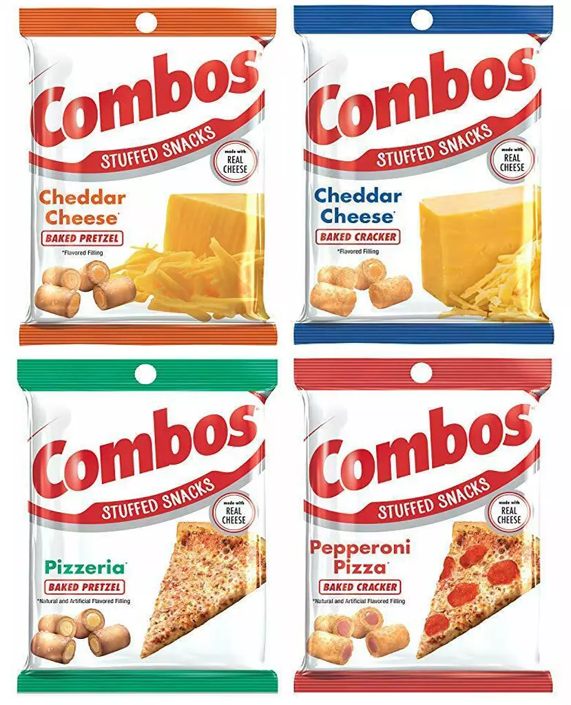 COMBOS Cheddar Cheese Pizza Snacks Pretzel Cracker 6.3 Oz 4