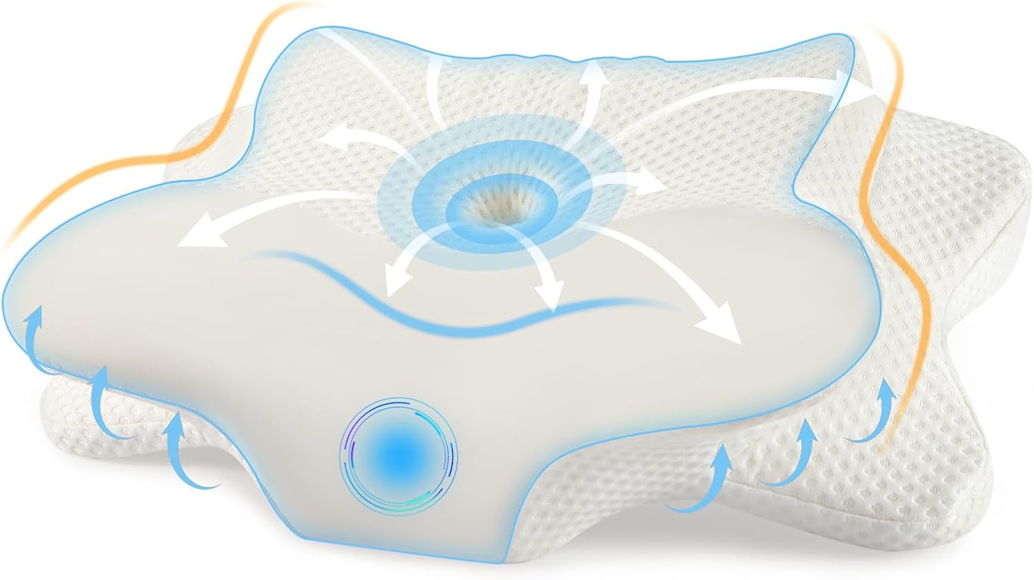 Memory Foam Cervical Pillow for Side Sleepers & Neck Pain Relief