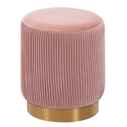 Duhome Velvet Round Ottoman Modern Luxurious Footrest Vanity Stool 1 Pcs - Picture 19 of 50