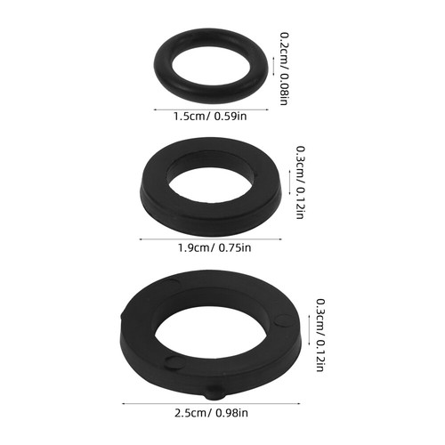 18 Stück O-Ring Gummi Unterlegscheiben Gummi Gartenschlauch Dichtringe O-Ringe für Garten - Bild 3 von 12
