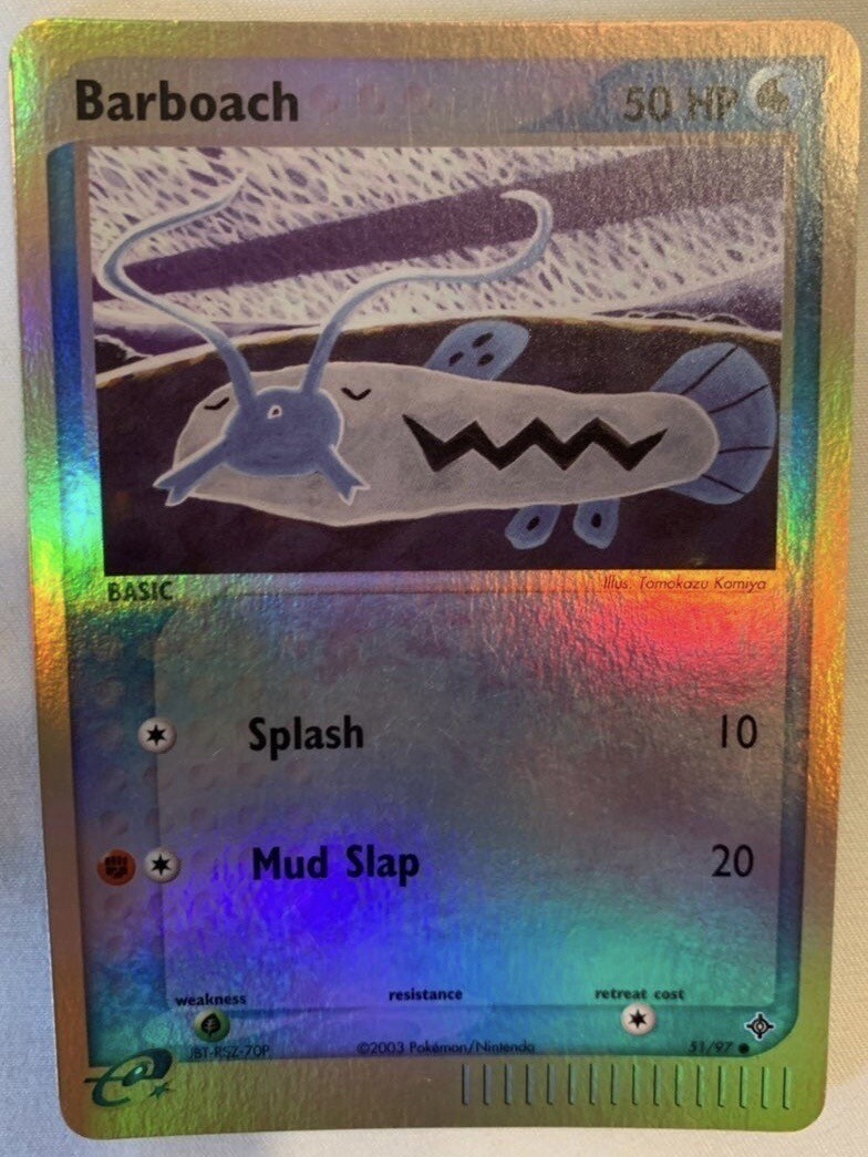barboach pokemon card value - (72) Common Card Type BARBOACH 60/110 EX HOLON PHANTOMS