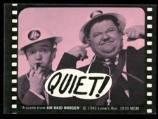 Air Raid Warden 1975 Hollywood Fleer Sticker Card (NM)