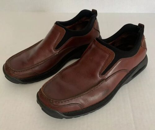 Cole Haan Red Label NikeAir Men’s Size 10.5 Brown Leather Loafers Hand Stitched - Imagen 1 de 9