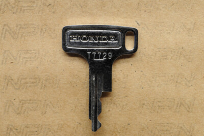 #ad #ad NOS Honda OEM Ignition Switch amp; Lock Key T7729 $12.69
