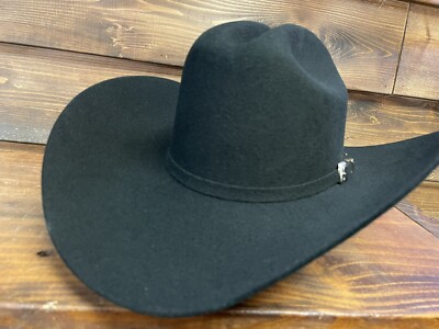 Genuine 100% Felt Fine Wool Western Hat Black Nevada-0613 | eBay display picture 1