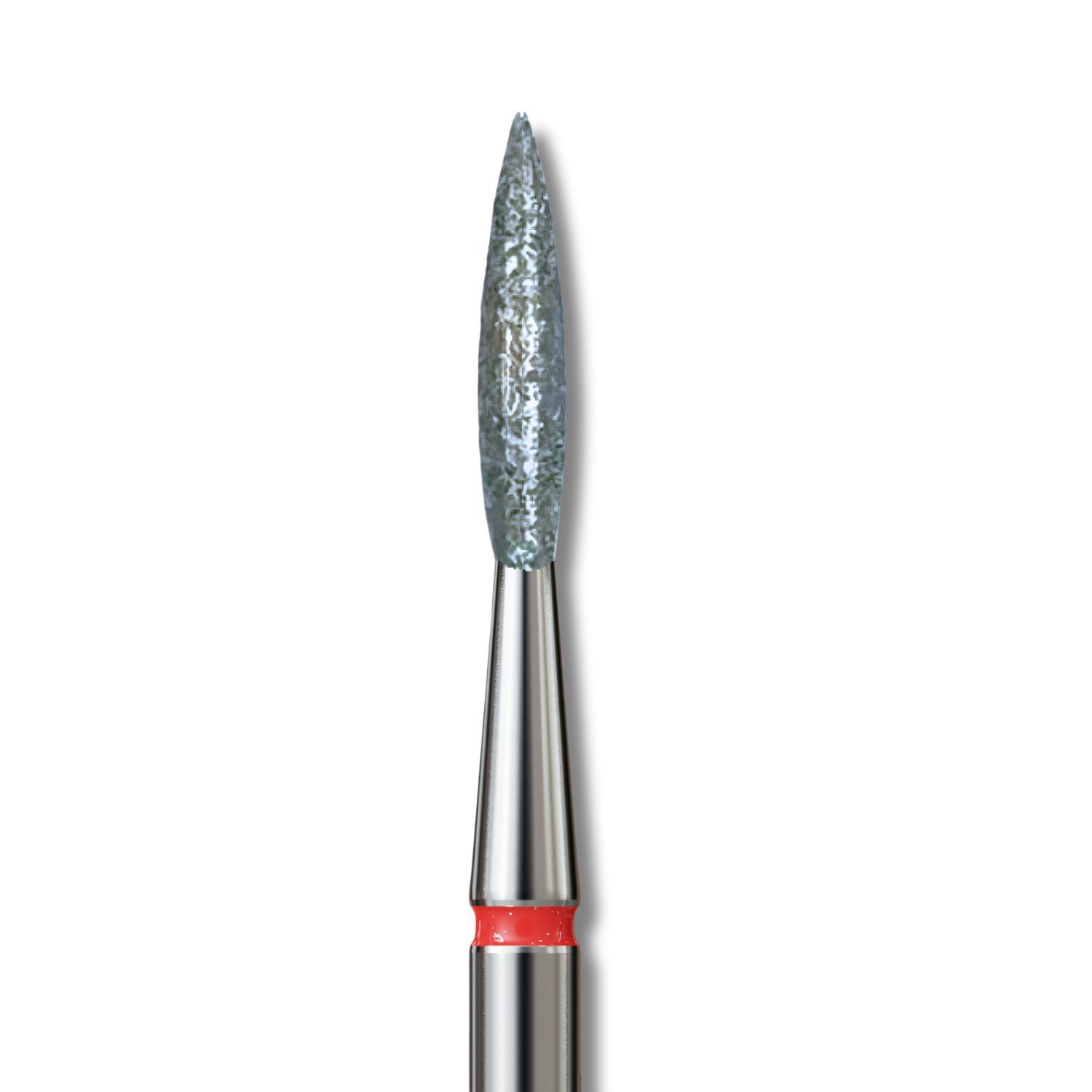 IQ Nails Diamond Nail Drill Bit Flame Fine 1.6mm CUTICLE REMOVAL MANICURE