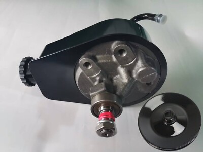 Small Big Block Chevy Black Saginaw Power Steering Pump & Single Pulley 350 454