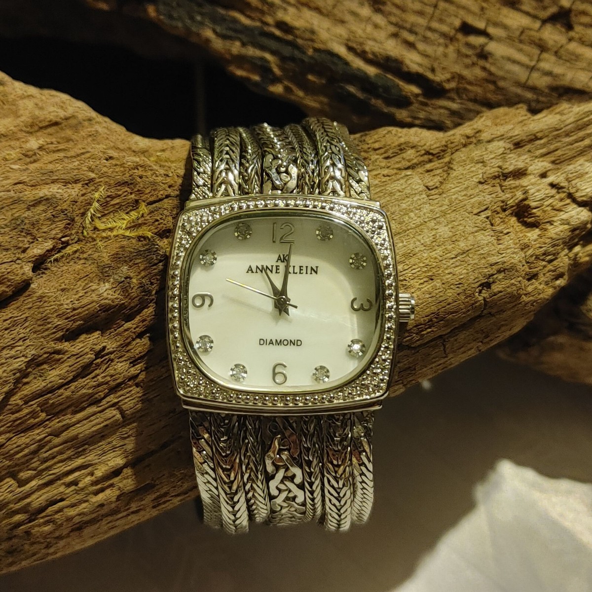 Wristwatch Anne Klein Diamond Accent Silver Tone Bracelet  display picture 2
