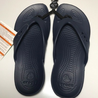 CROCS Kadee Studded Navy Flip Flops Women Sz 8.5 887350463354 | eBay