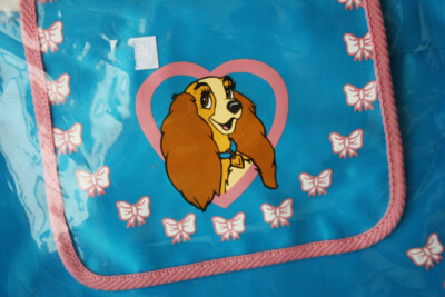 AUTHENTIC VINTAGE 90'S DISNEY LADY & THE TRAMP DUFFLE RUCKSACK BAG