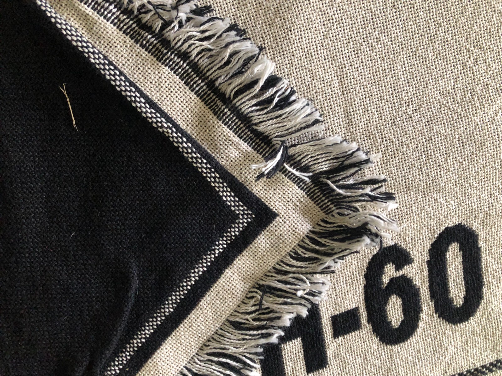 Woven throw blanket Army UH-60 Blackhawk Helicopter