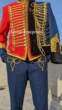 Hussar Dolman Jacket Drummer Napoleonic Tunic Pelisse Military Style Uniform