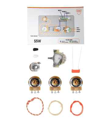 920D Custom Stratocaster Guitar Upgrade Parts 5-Way Wiring Kit