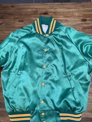 Vintage Satin John Deere Bomber Size XL