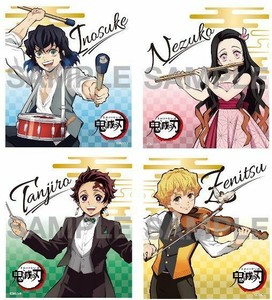 Kimetsu No Yaiba Drawing Paper Mini Shikishi Tanjiro Nezuko Inosuke Zenitsu 4set Ebay