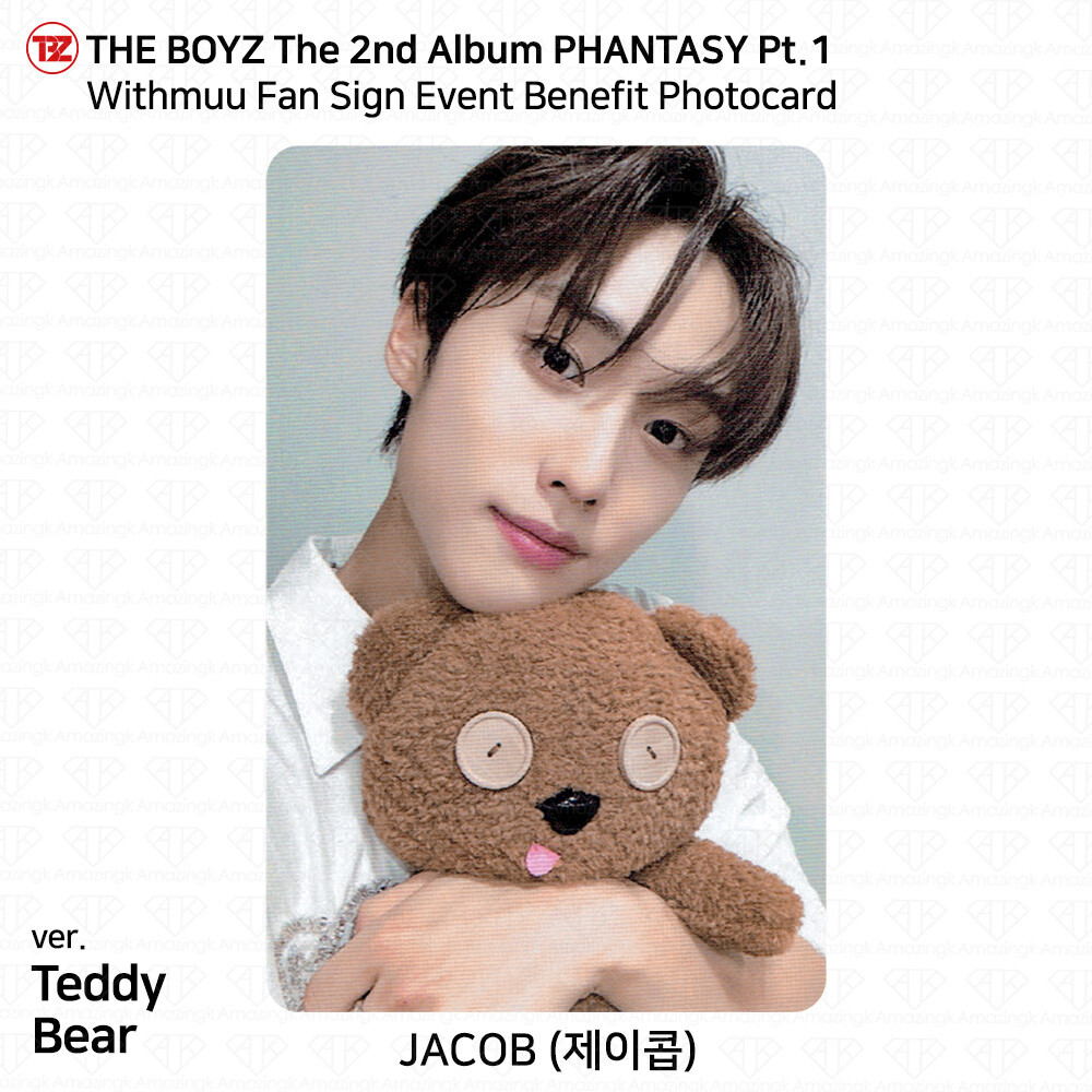 The Boyz Phantasy Pt.1 Withmuu Fan Sign Event Benefit Teddy