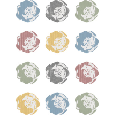 Teacher Created Resources Classroom Cottage Rosettes Mini Accents, Pack of 36 (T