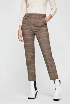 Women Pepe Jeans Trousers Burgundy Viscose 40 / L