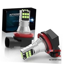 H11 H8 LED Fog Light Bulbs, 2600 Lumens Extremely Bright 3030-SMD H16 LED