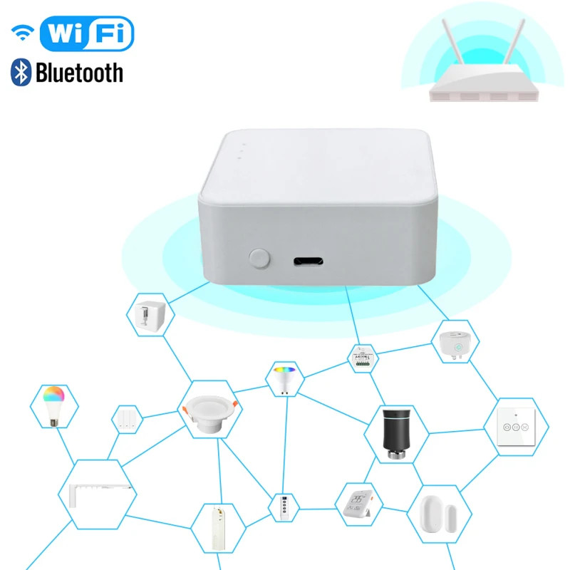 Tuya Zigbee Smart Gateway Hub Wifi+Bluetooth Smart Home Life Bridge APP Wireless