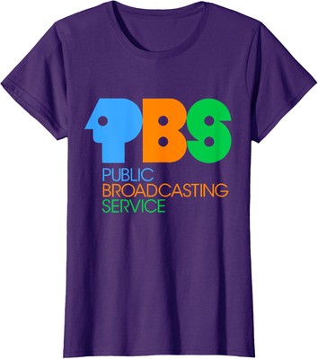 Protect P.B.S Save Public Broadcasting Service 80s Ladies' Crewneck T-Shirt