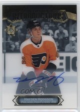 2022-23 Upper Deck Ultimate Collection Introductions Hayden Hodgson Auto 03xg