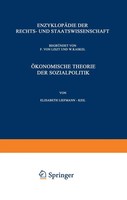 Elisabeth Liefmann-Keil | ÖKonomische Theorie Der Sozialpolitik | Taschenbuch