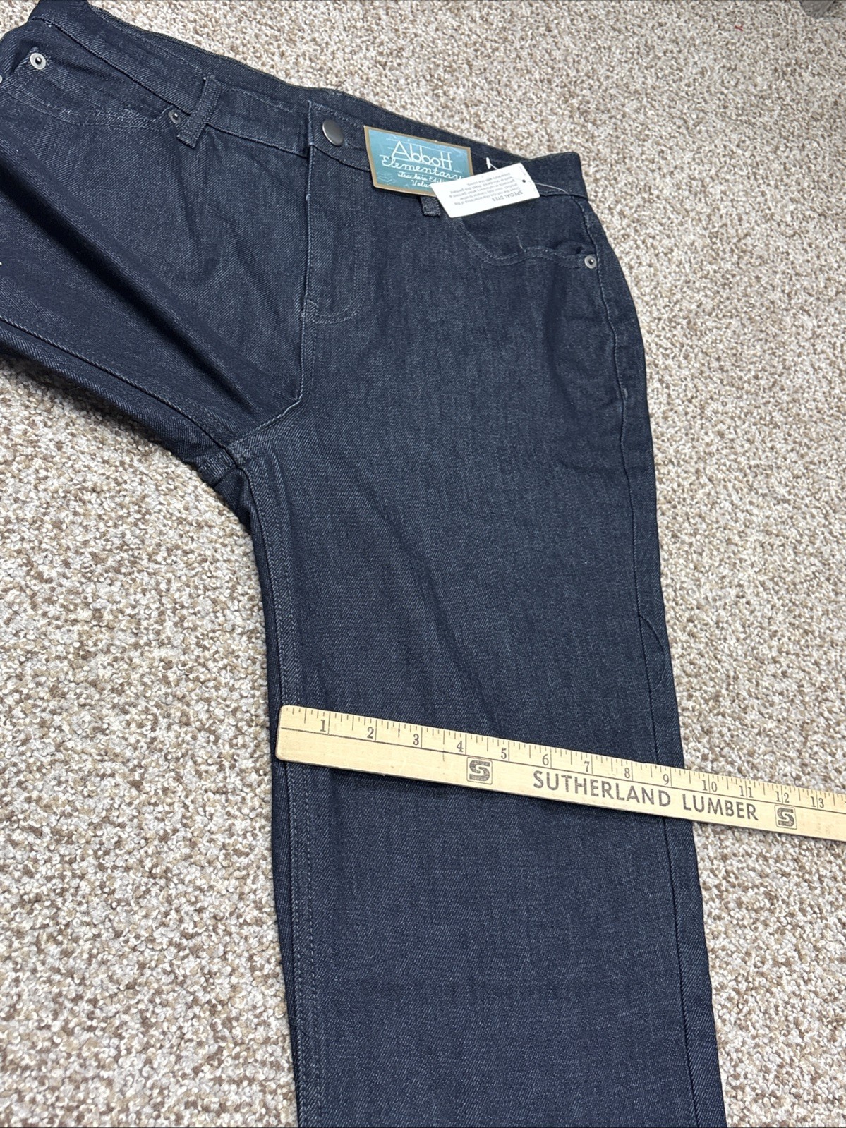 Abbott Elementary Volume 1 Men's Mid Rise Straight Leg Blue Jeans 30x34 Msrp $54 - View 13