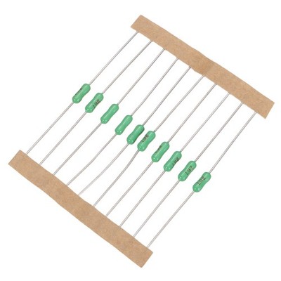 10pcs 250V 2.5A Resistance Fuse Link Fast Blow Leaded Resistance Fuse Green