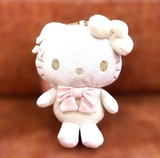 Sanrio Hello Kitty White Series Mascot Pouch Cute Winter Gift New