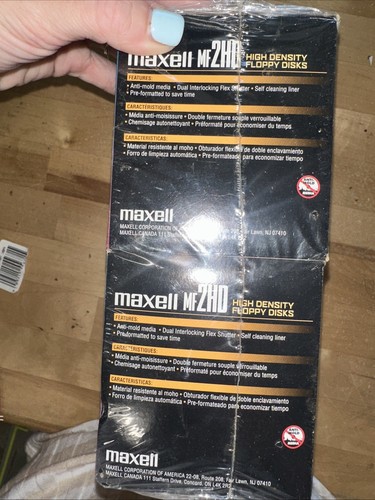 MAXELL MF2HD 3-1/2" (3.5) High Density Floppy Disks - SEALED BOX 100 MAC FORMAT - Photo 4/10