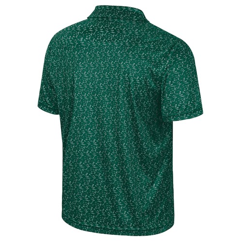 Men's Colosseum Green Michigan State Spartans Sublimated Golf Polo - Imagen 3 de 3