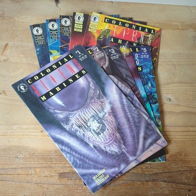 Aliens Colonial Marines Full Set (#1-10) - Dark Horse Comics - 1993 