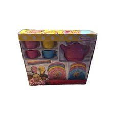 Mattel Barbie 30 Piece Plastic Kitchen Playset Tea Set