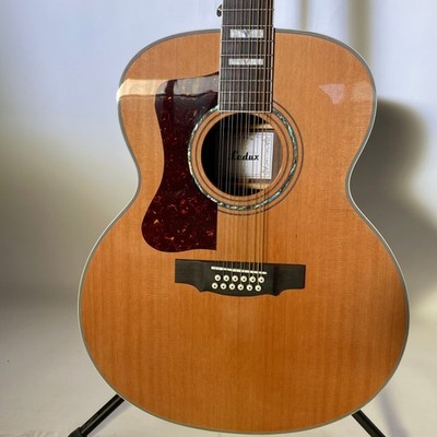 Left-Handed Acoustic Guitar Red Pine Wood Top Rosewood Back&Side 12Strings HPL