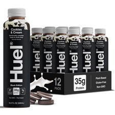 Huel Black Edition Ready-to-Drink  Cookies and Cream Meal Replacement Shake ...
